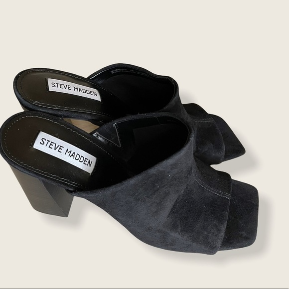 STEVE MADDEN Teles Slide Sandal Black Size 10 NWT - Picture 6 of 10